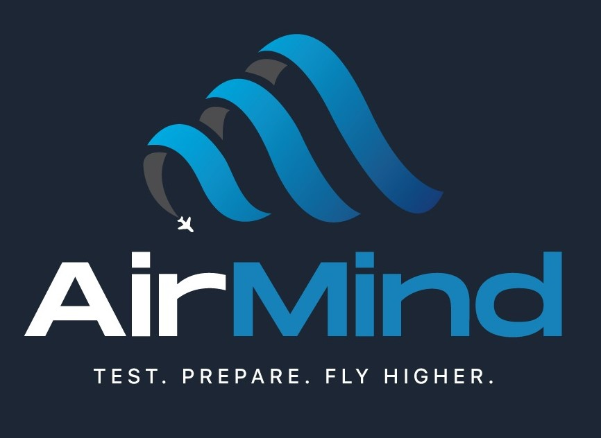 AirMind logo with the tagline 'Test. Prepare. Fly Higher